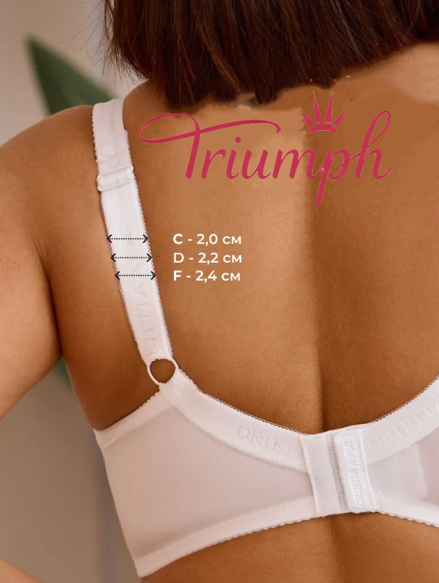 Triumph - 4 τμχ σουτιέν με στάμπα δαντέλας 🔥 με εφέ push-up
