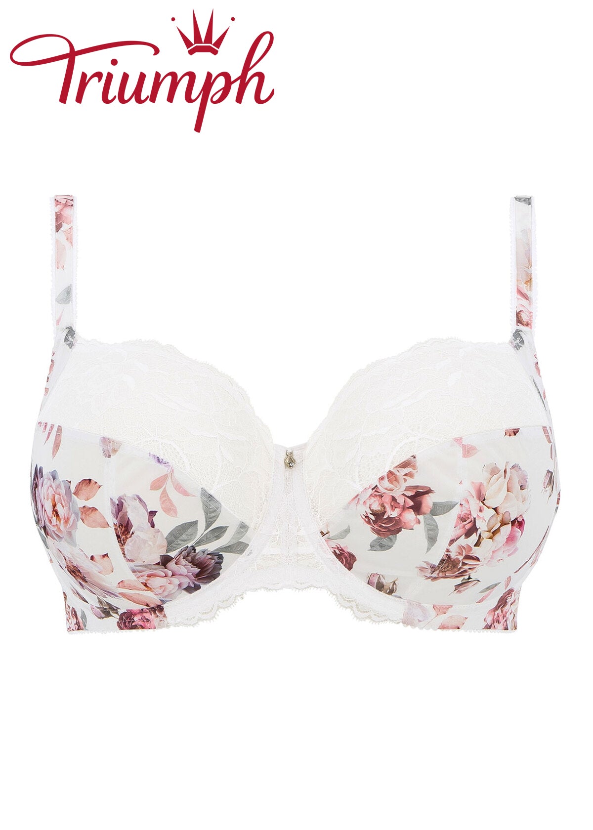 Triumph🥇2025 Σουτιέν με μπανέλα και φλοράλ σχέδιο 🌸