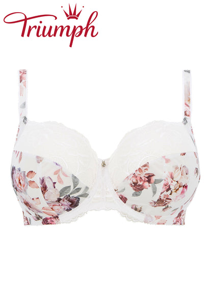 Triumph🥇2025 Σουτιέν με μπανέλα και φλοράλ σχέδιο 🌸