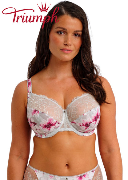 Triumph🥇2025 Σουτιέν με μπανέλα και φλοράλ σχέδιο 🌸
