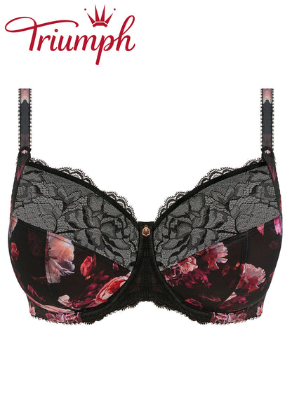 Triumph🥇2025 Σουτιέν με μπανέλα και φλοράλ σχέδιο 🌸