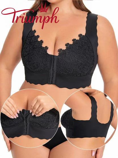 Triumph σετ 4 τεμαχίων.  Άνετο βαμβακερό σουτιέν push-up