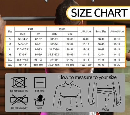 💪Ανδρικό σλιπ σμίλευσης σώματος, γιλέκο σάουνας, διπλή ζώνη