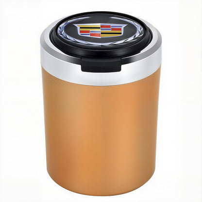 Σταχτοδοχείο αυτοκινήτου με LED από ανοξείδωτο ατσάλι Woyuosn χωρίς καπνό