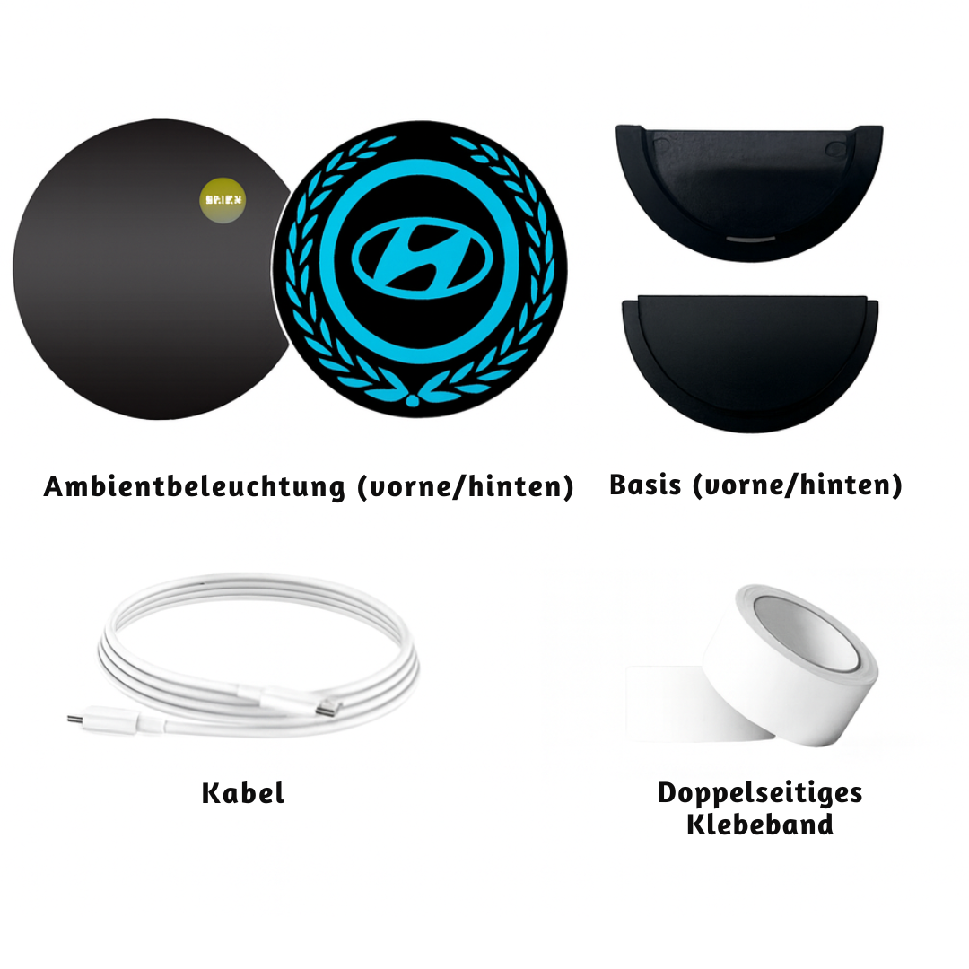 Φως LED με λογότυπο αυτοκινήτου (2 στοιχεία)