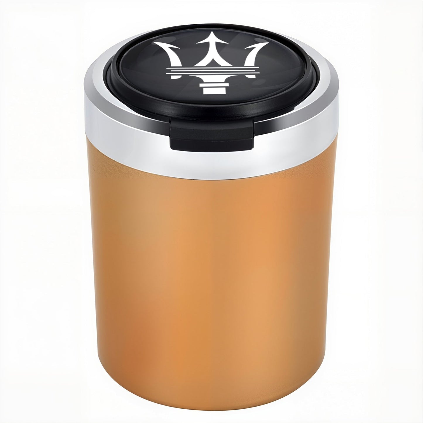 Σταχτοδοχείο αυτοκινήτου με LED από ανοξείδωτο ατσάλι Woyuosn χωρίς καπνό