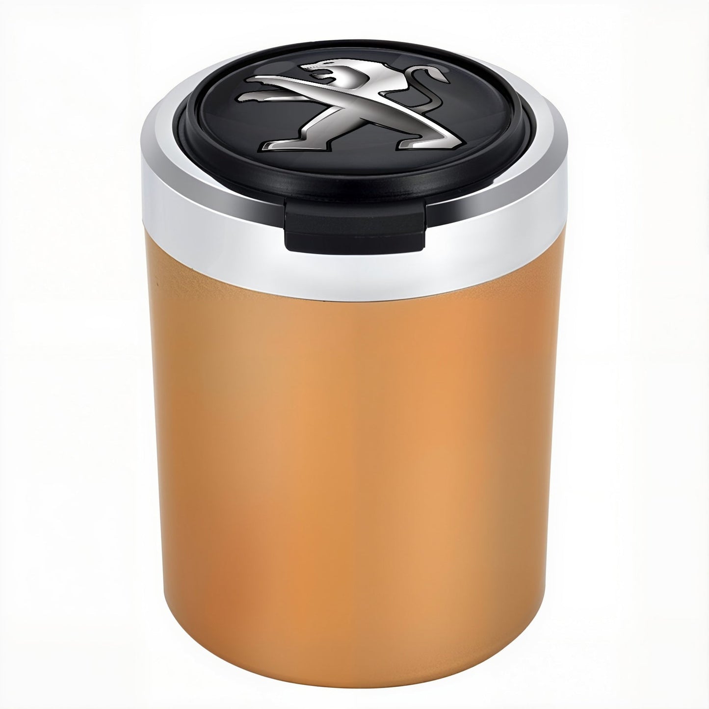 Σταχτοδοχείο αυτοκινήτου με LED από ανοξείδωτο ατσάλι Woyuosn χωρίς καπνό