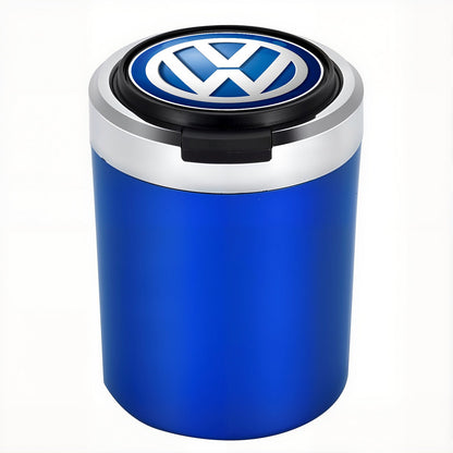 Σταχτοδοχείο αυτοκινήτου με LED από ανοξείδωτο ατσάλι Woyuosn χωρίς καπνό