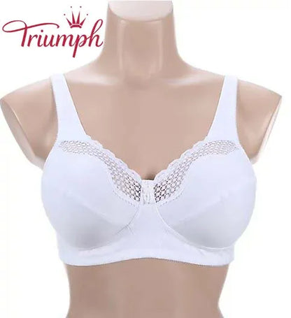 Triumph - (4 τεμ.) Μοναδικό, βαμβακερό σουτιέν με καμπύλη χωρίς μπανέλα