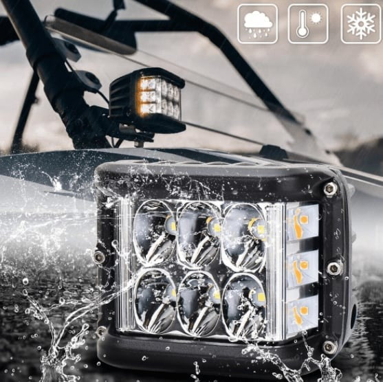 Φως LED αυτοκινήτου διπλής όψης, δίχρωμο